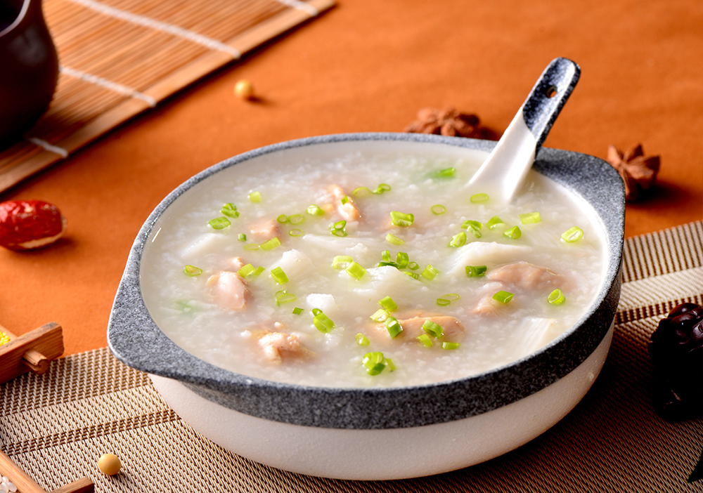 闫家粥铺山药鸡肉粥