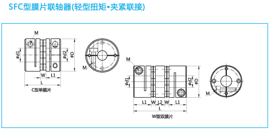 SFC型膜片聯(lián)軸器