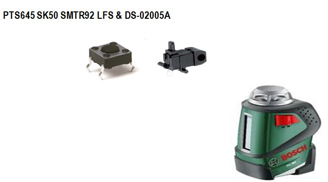 C&K PTS645按键开关用于Bosch水平仪