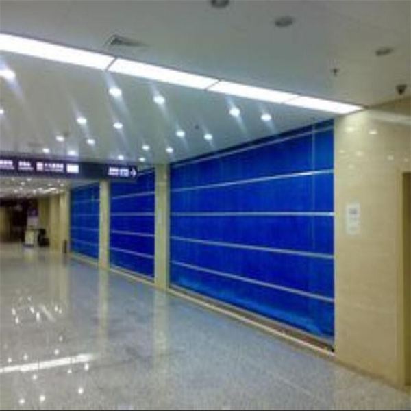 Steel fire shutter door