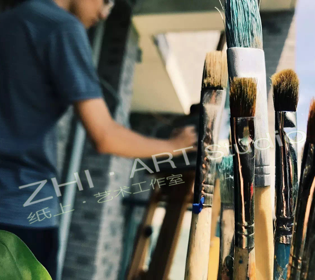 油畫教室一角