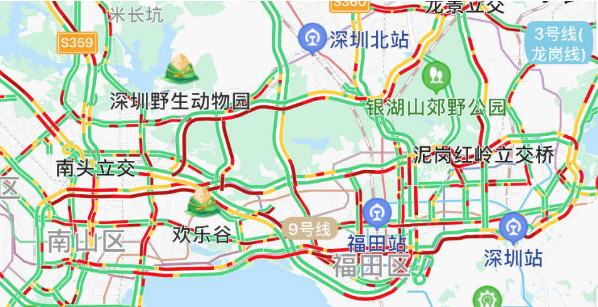 堵車