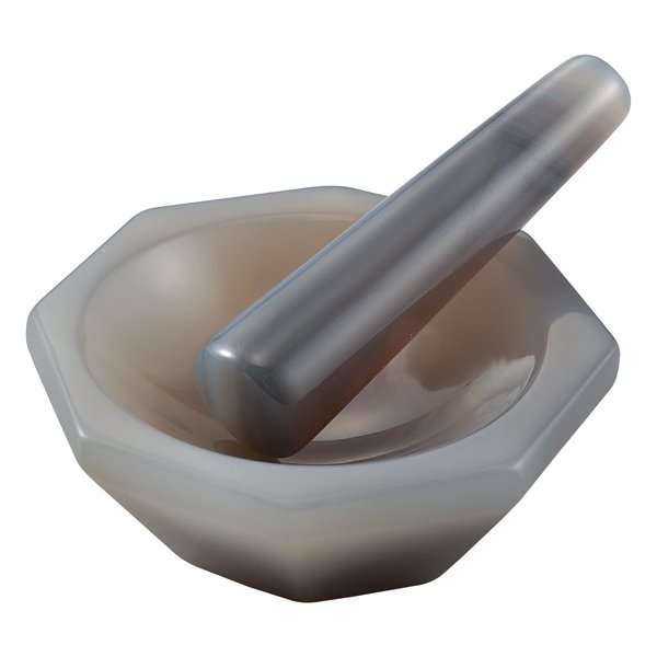 日本进口ASONE亚速旺浅型玛瑙乳钵