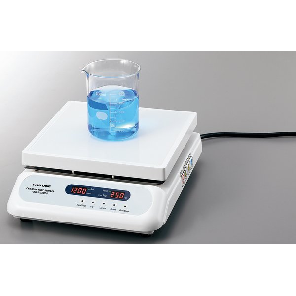 日本进口ASONE亚速旺陶瓷加热磁力搅拌机数码式CHPS-250DF