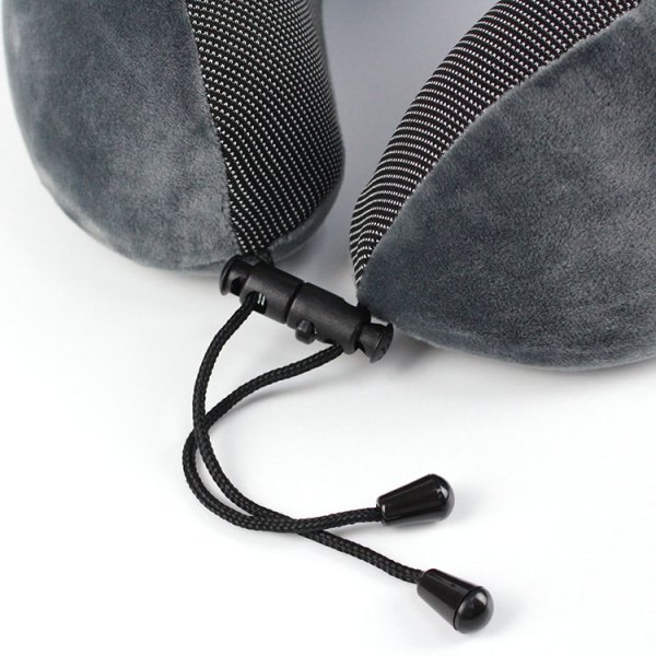 新款束口袋U型枕成人 便携式影象枕多功效枕头