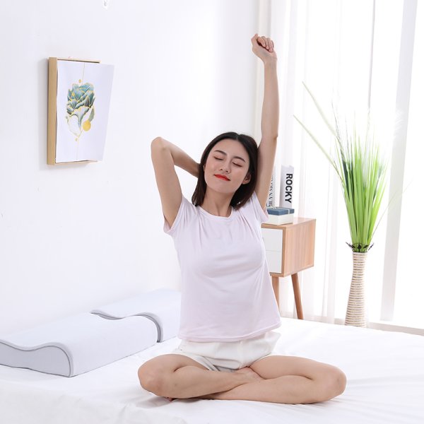 温感太空影象棉拖颈保健枕