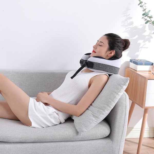 DM温感太空影象棉发热理疗颈枕