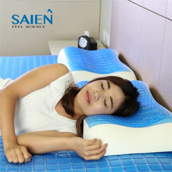 蝶形氨纶影象棉拖颈保健枕