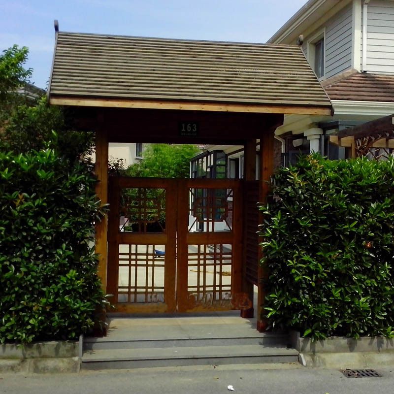 防腐木门廊案例