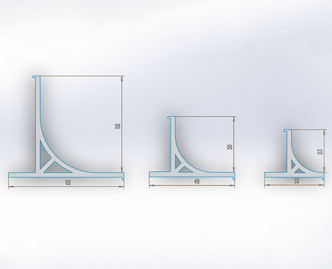 廠家直銷塑鋼毛刷條支架