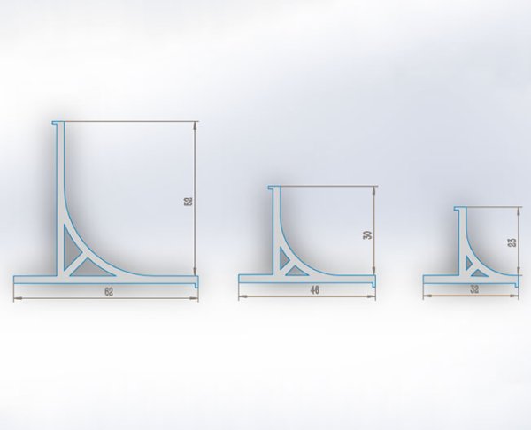 廠家直銷塑鋼毛刷條支架