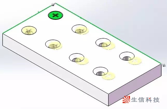 solidworks阵列之零部件阵列-苏州生信科技