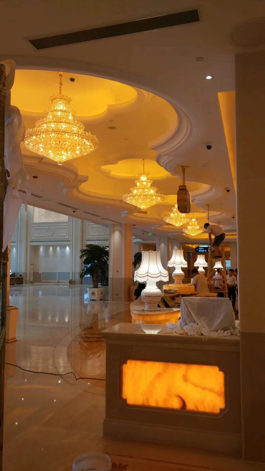 常州白金漢爵大酒店燈飾安裝工程