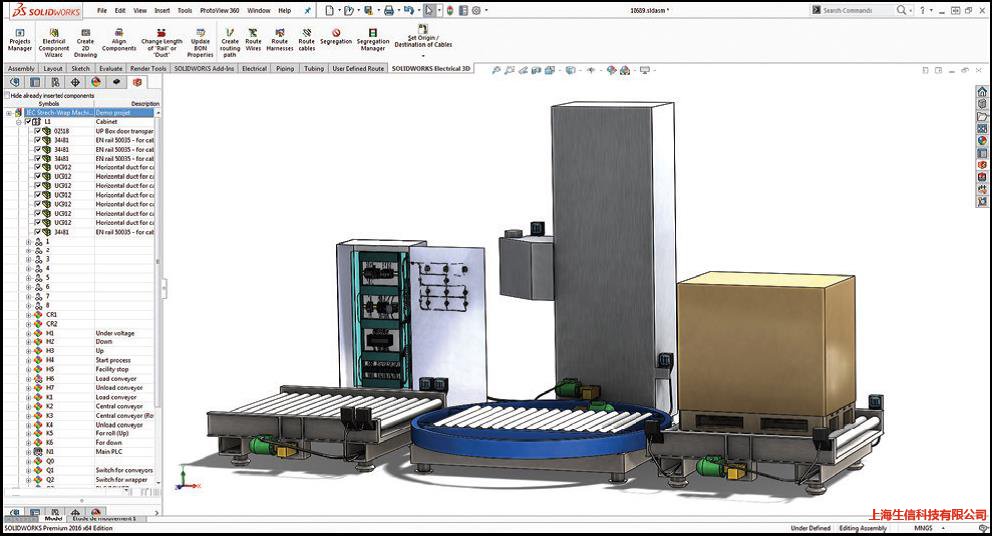 SolidWorks Electrical 3D原理图