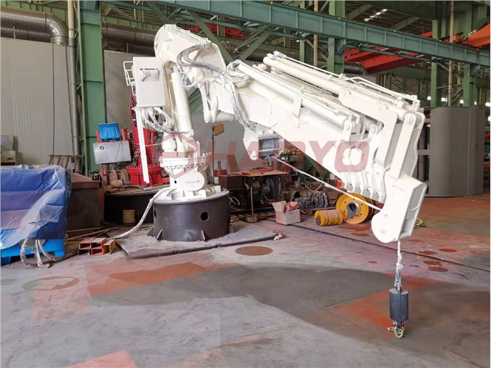 全折疊船用吊機