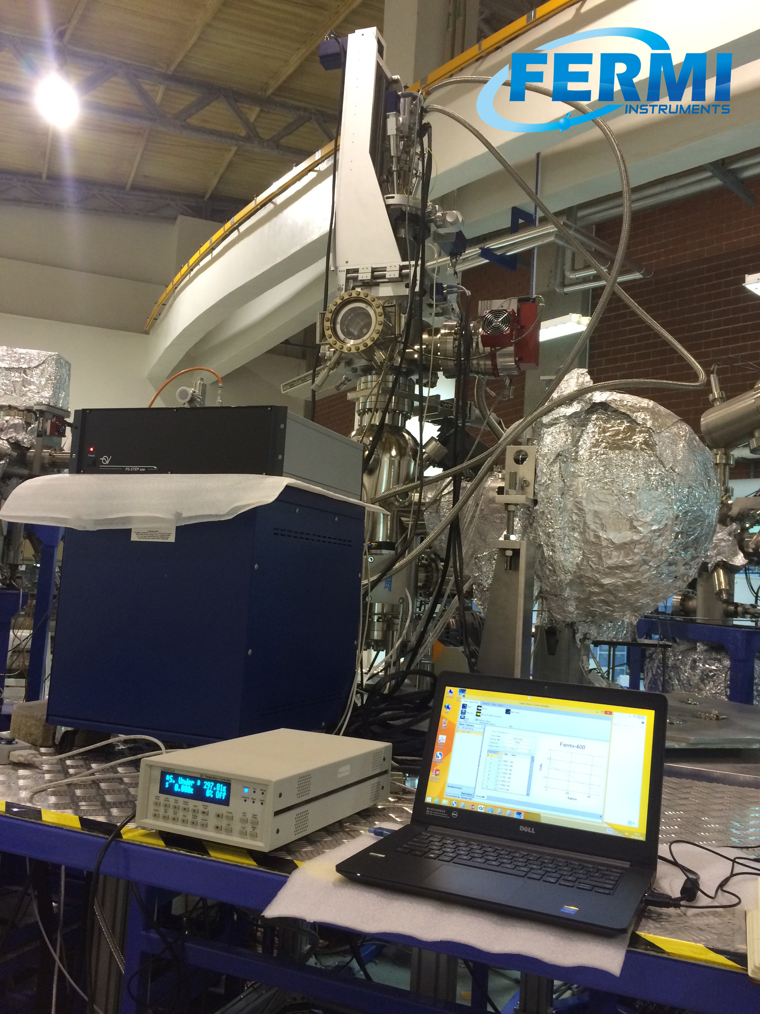 裝入ARPES系統(tǒng)后開始降溫測試