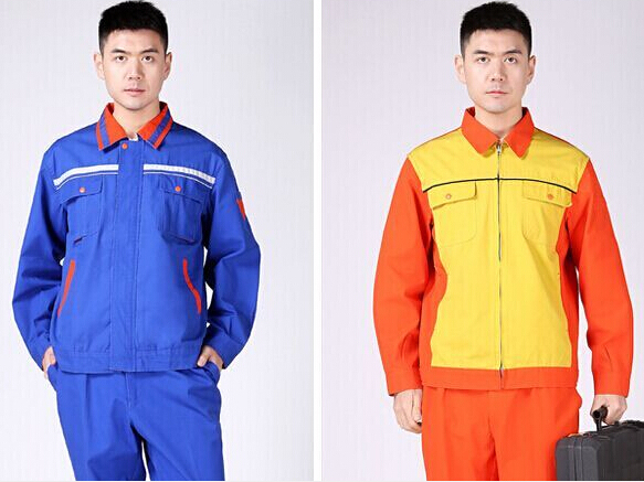 拼色工作服