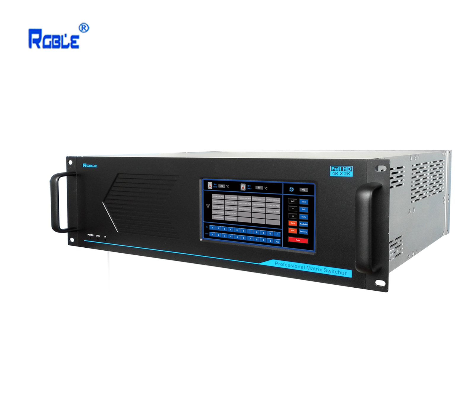 高清混合矩陣MHD-1010S（3.5U）