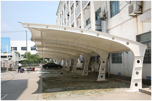 武汉工厂膜结构停车棚