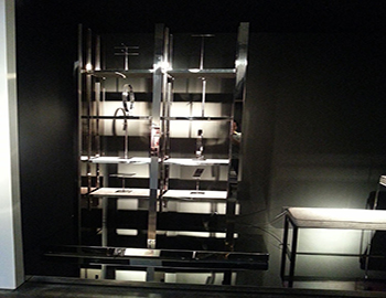 BST017 不銹鋼櫥窗展示架