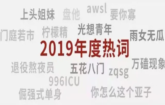 2019十大網(wǎng)絡(luò)流行詞，不懂你就OUT啦