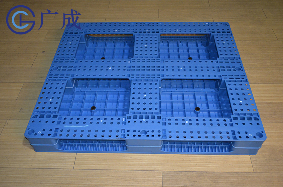 1210平板田字塑料托盤反面