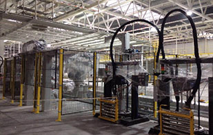 前后風擋玻璃全自動涂膠工作站,ABB工業機器人