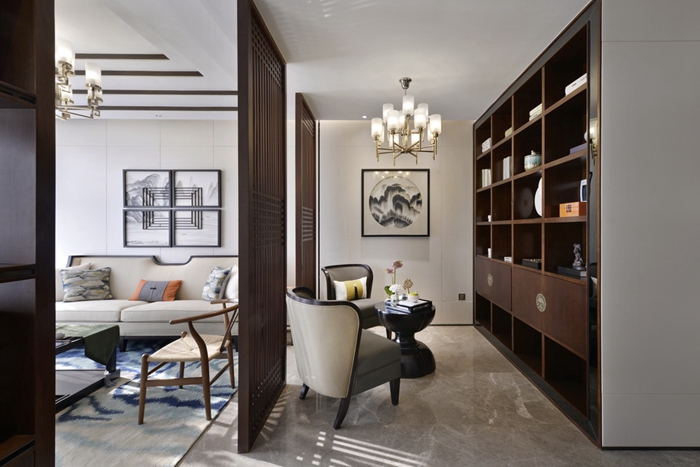 新中式风格-家庭装修-上海云之飞装饰