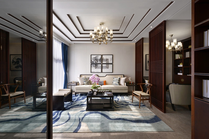 新中式风格-家庭装修-上海云之飞装饰