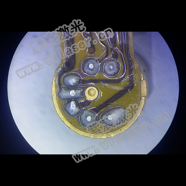 7PIN的10G光模块TOSA与FPC焊接效果