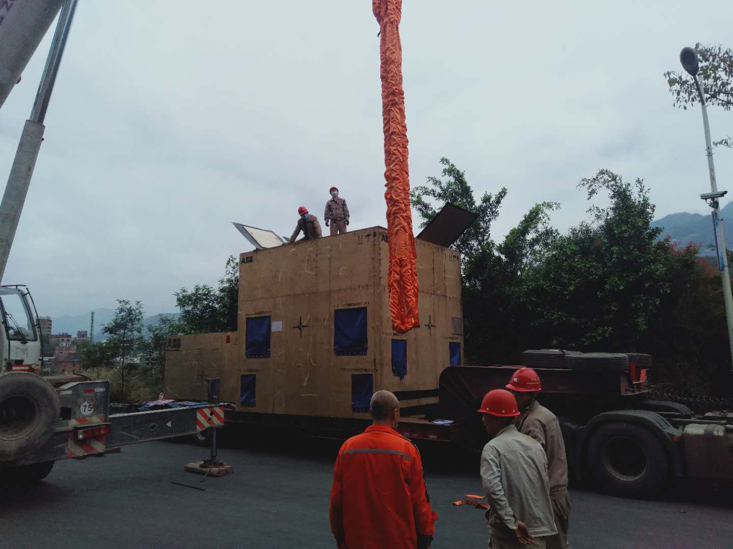 楚基電力項(xiàng)目運(yùn)輸