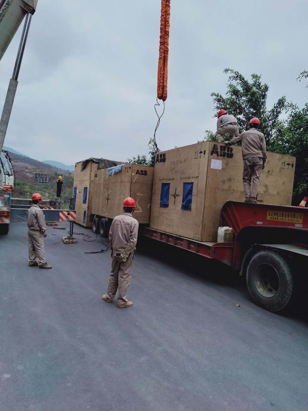 楚基電力項目運輸