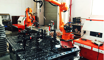 機器人氬弧焊樣件展示