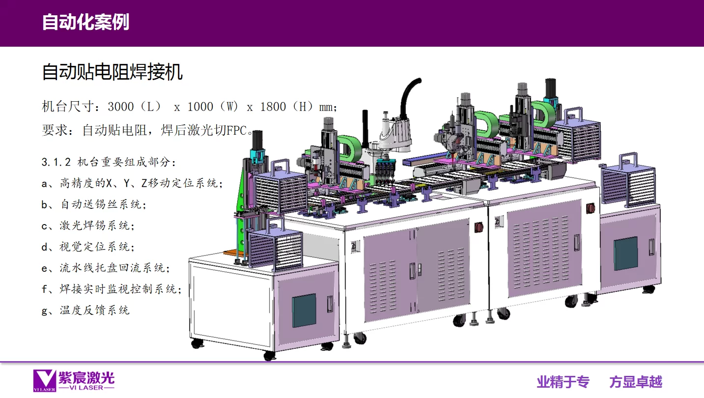 貼片電阻自動(dòng)激光焊接機(jī)