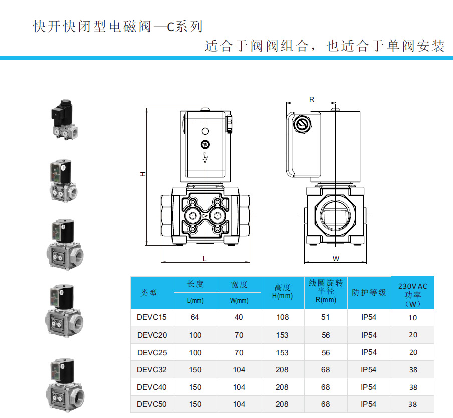 Krom霍科德燃?xì)饨M合電磁閥