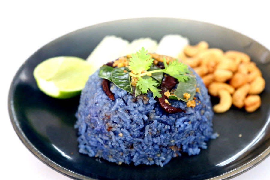 藻藍蛋白米飯