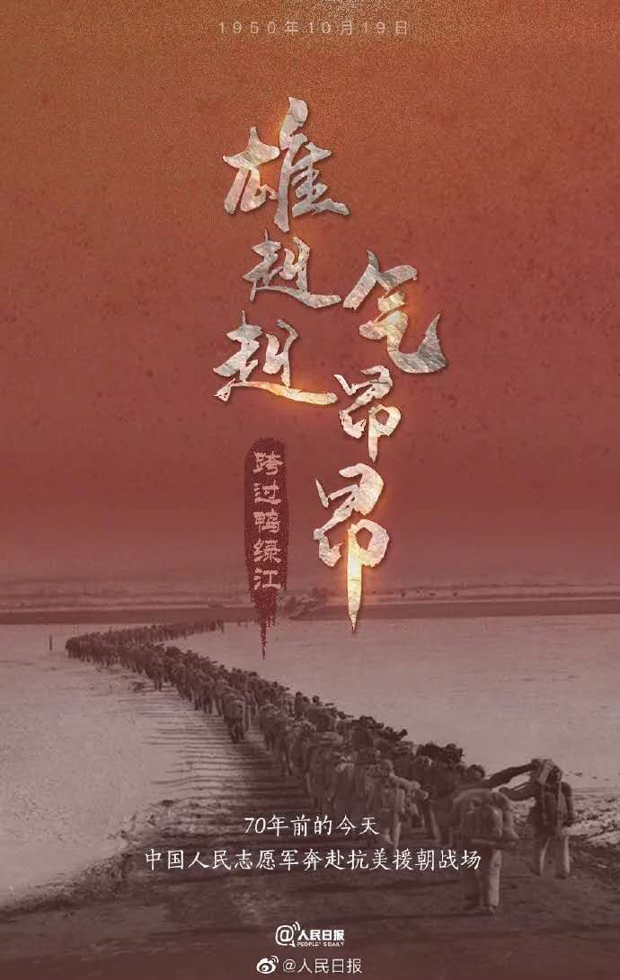 抗美援朝70周年