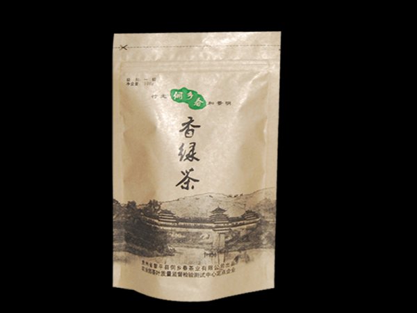 绿茶自立袋