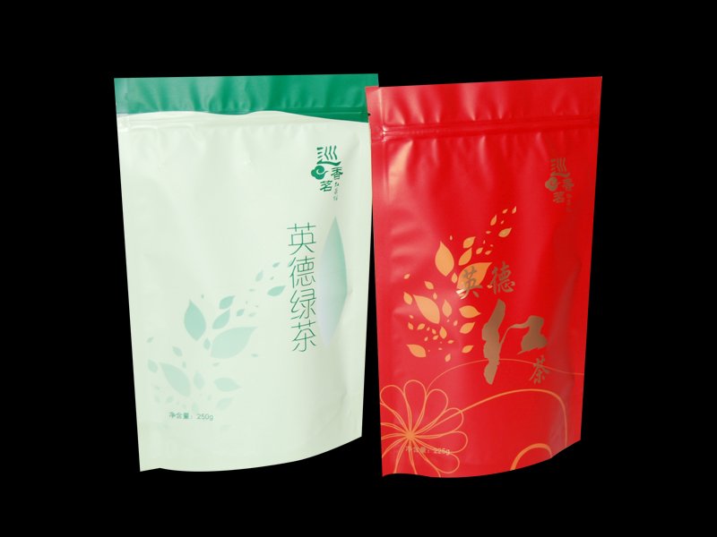 綠茶自立袋 包裝印刷