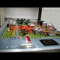 化工厂管道模型