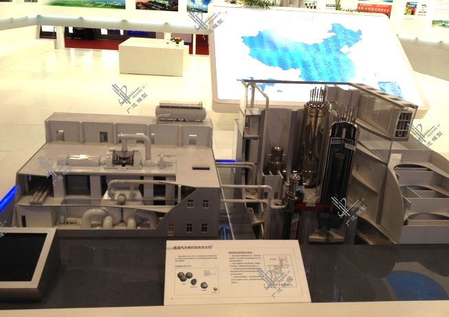 華能石島灣的高溫氣冷堆模型
