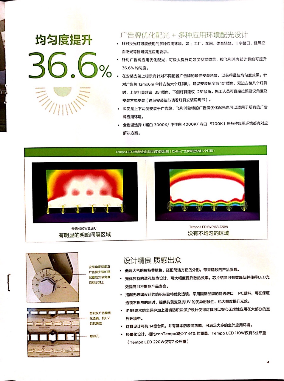 飛利浦Tempo LED投光燈162/163 飛利浦Tempo LED投光燈162/163