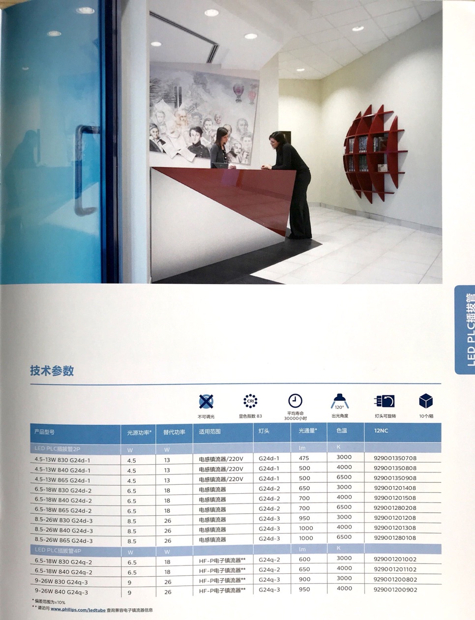 飛利浦LED PLC插拔管 飛利浦LED PLC插拔管