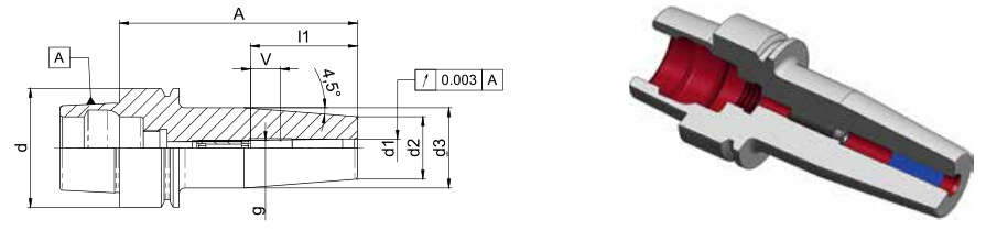 Diebold標(biāo)準(zhǔn)收縮刀柄72.568.500.010