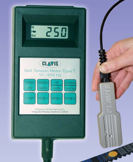 Clavis皮帶張力儀TYPE7按鍵