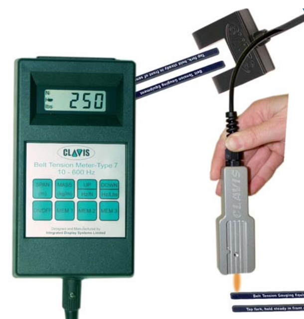 CLAVIS皮帶張力計校準(zhǔn)