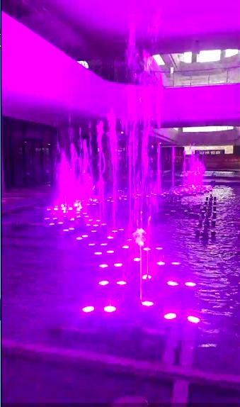 時代豪廷室內噴泉試水 