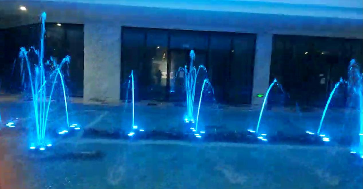 時代豪廷室內噴泉試水 