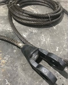 Dia 84mm鋼絲繩澆鑄開式索節閉式索節