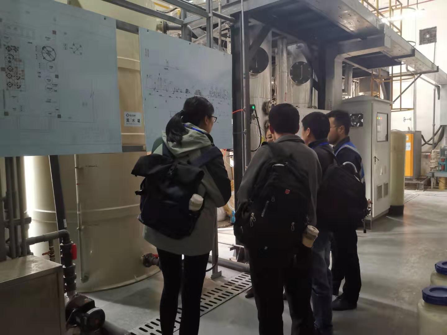 热烈欢迎客户莅临我司江苏电子企业含氮磷废水零排放项目参观考察